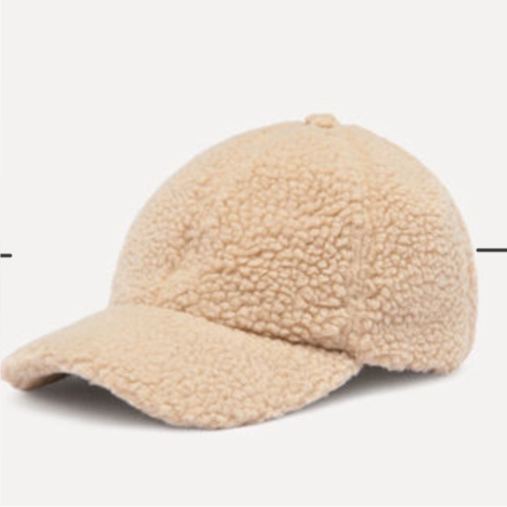 Ba&sh Sherpa hat - color cream/beige never worn!